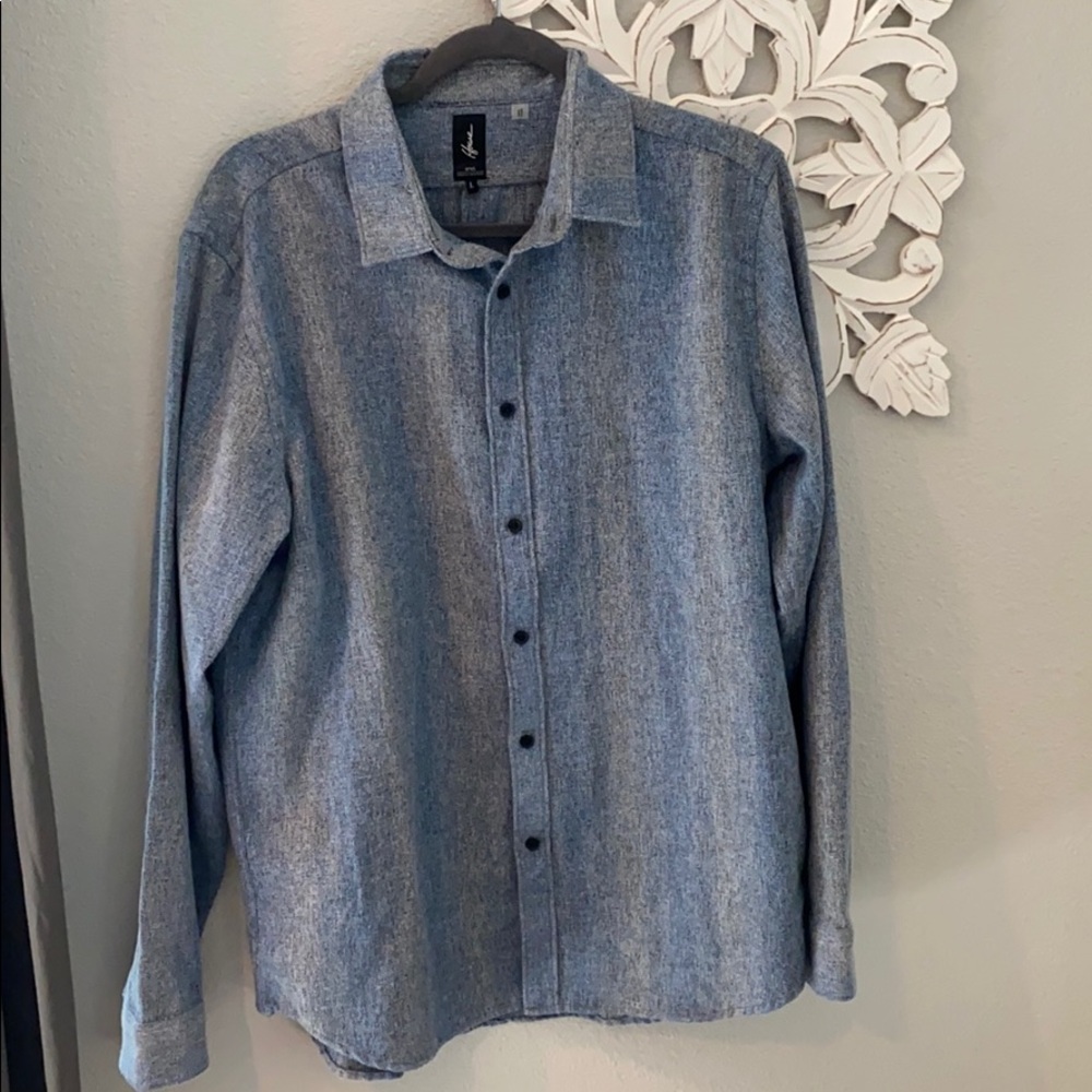 NWT Men’s Button up dress Howe shirt Large
